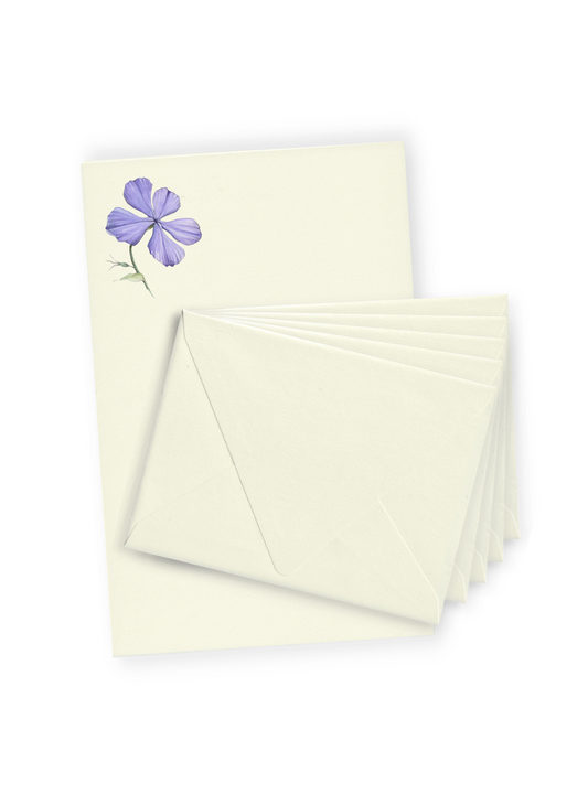 Purple Phlox Letter Paper Bundle