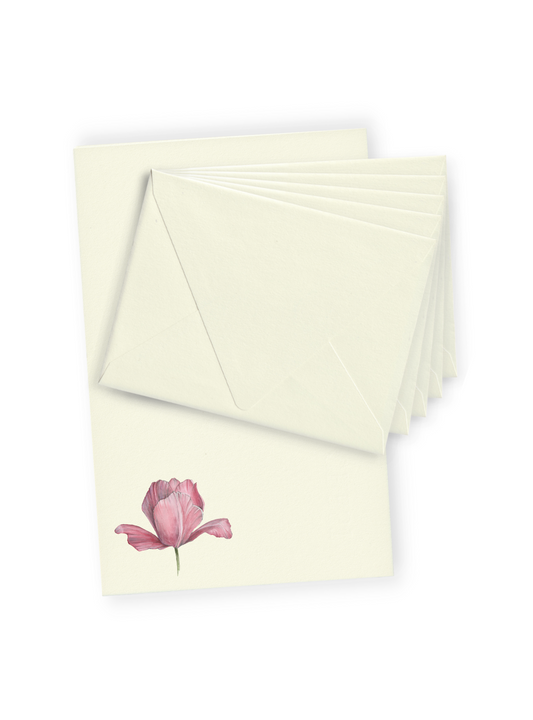 Pink Tulip Letter Paper Bundle