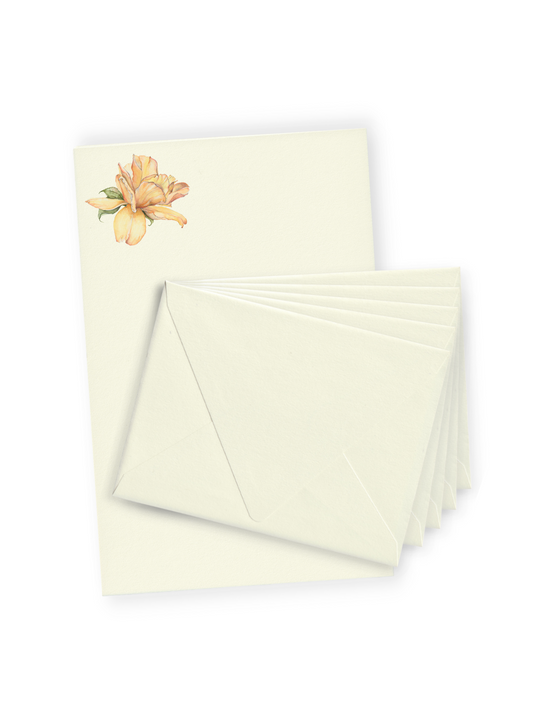 Yellow Rose Letter Paper Bundle